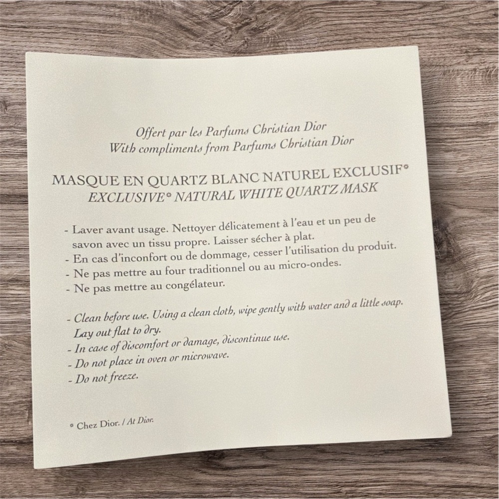 Dior White Quartz Deluxe Eye Mask Set Beauty - Picture 8 of 8